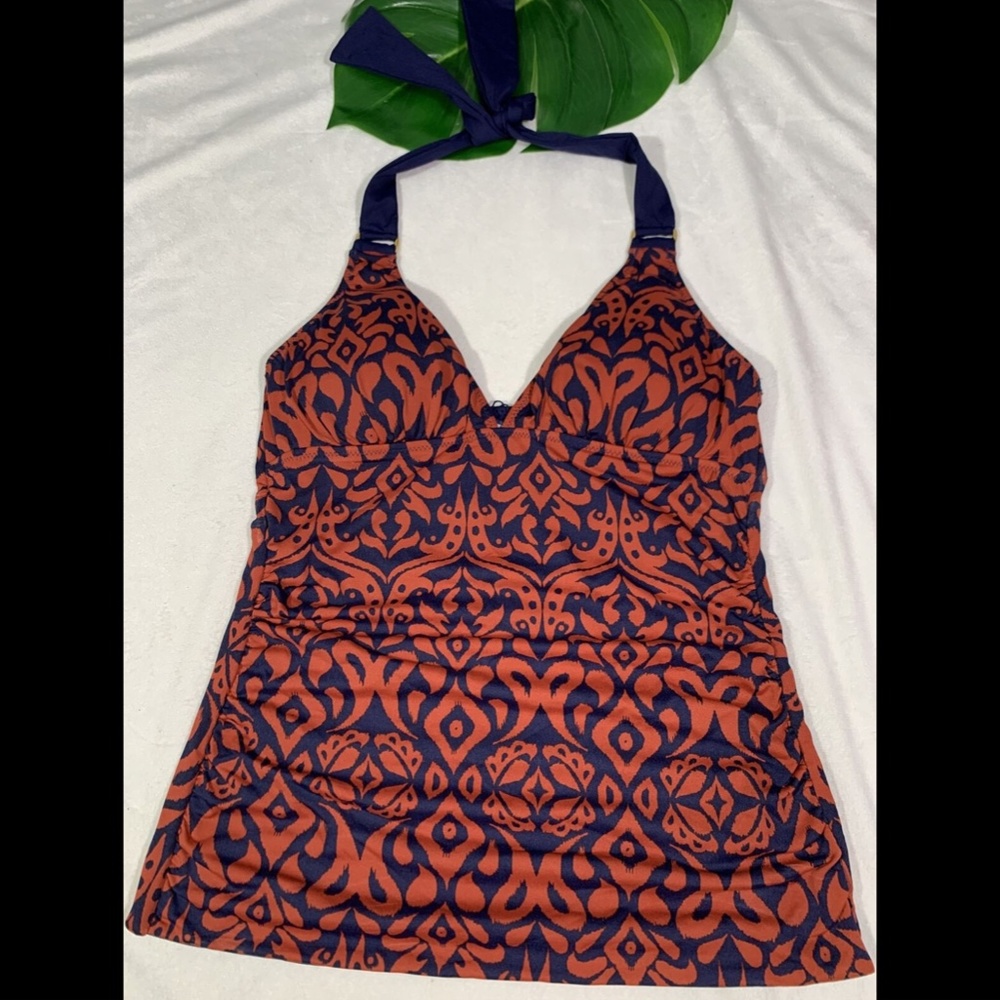 NEW Tommy Bahama Ikat Diamonds Tankini Top XS - Picture 4 of 12